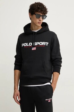 Polo Ralph Lauren: Чёрная толстовка 