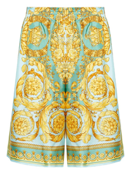 Versace: Шёлковые шорты  Barocco