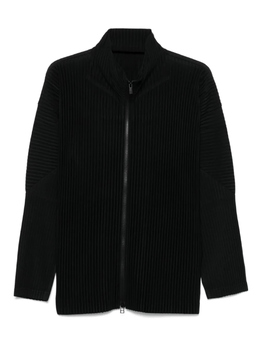Homme Plissé Issey Miyake: Чёрные пиджаки 