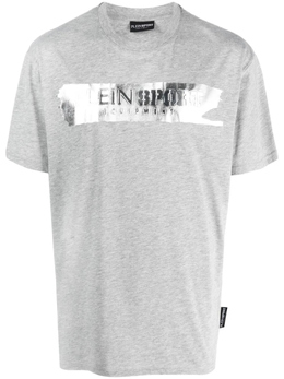 Plein Sport: Серая футболка 