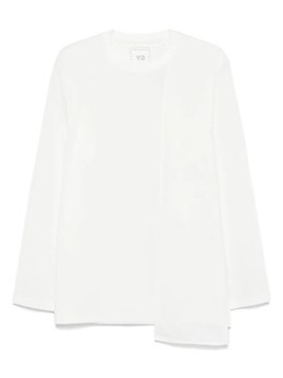 Y-3: Белая футболка 