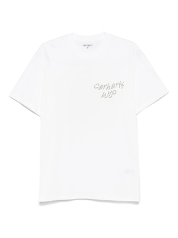 Carhartt WIP: Белая футболка 
