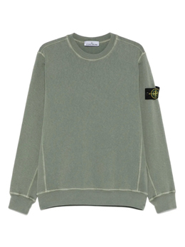 Stone Island: Зелёная толстовка  Compass
