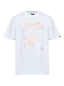 A BATHING APE: Белая футболка 