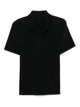 Homme Plissé Issey Miyake: Чёрная футболка 