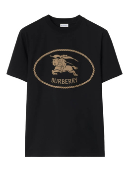 Burberry: Хлопковая футболка 