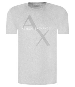Armani Exchange: Жёлтая футболка 