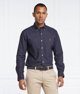 Polo Ralph Lauren: Синяя рубашка 