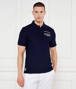 Lacoste: Синяя рубашка 
