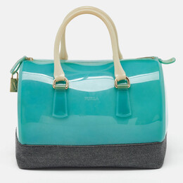 Furla: Голубая сумка  Candy