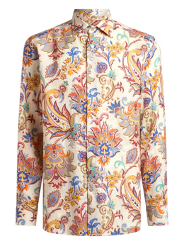 Etro: Льняная рубашка 