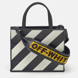 Off-White: Сумка-шоппер  Diagonal
