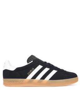 Adidas: Чёрные кроссовки  Gazelle Indoor