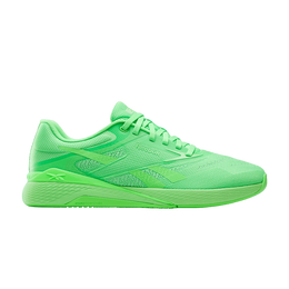 Reebok: Зелёные кроссовки  Nano