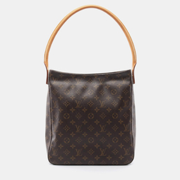 Louis Vuitton: Коричневая сумка  Looping