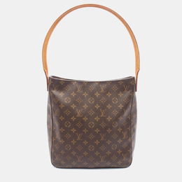 Louis Vuitton: Коричневая сумка  Looping
