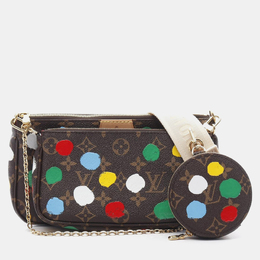 Louis Vuitton: Коричневая сумка  Pochette