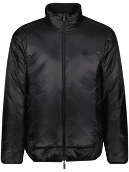 Moncler: Чёрный пуховик 