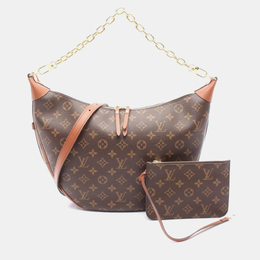 Louis Vuitton: Коричневая сумка 