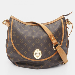 Louis Vuitton: Коричневая сумка 
