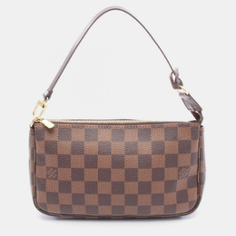 Louis Vuitton: Коричневая сумка  Pochette Accessoires