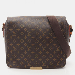 Louis Vuitton: Коричневая сумка через плечо 
