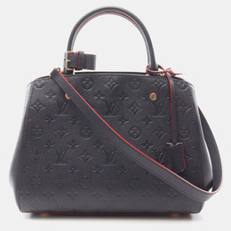 Louis Vuitton: Синяя сумка  Montaigne