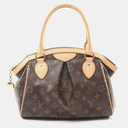 Louis Vuitton: Коричневая сумка-шоппер 