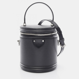 Louis Vuitton: Чёрная сумка  Épi