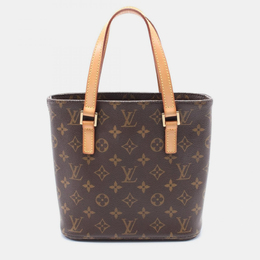 Louis Vuitton: Коричневая сумка-шоппер 
