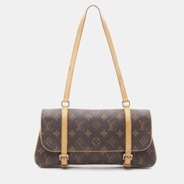 Louis Vuitton: Коричневая сумка 