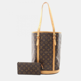 Louis Vuitton: Коричневая сумка-шоппер 