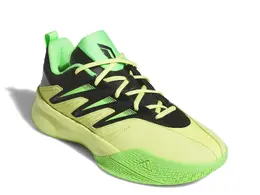 Adidas: Зелёные кроссовки  Dame