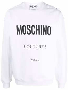 Moschino: Белый свитер 