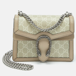 Gucci: Бежевая сумка  GG Supreme