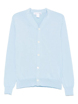 Comme Des Garcons Shirt: Рубашка с v-образным вырезом 