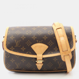 Louis Vuitton: Коричневая сумка через плечо 