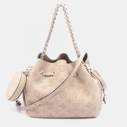 Louis Vuitton: Бежевая сумка 
