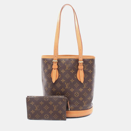 Louis Vuitton: Коричневая сумка-шоппер 