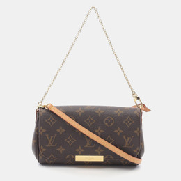 Louis Vuitton: Коричневая сумка 