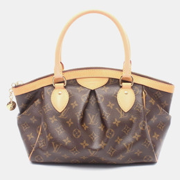 Louis Vuitton: Коричневая сумка-шоппер 