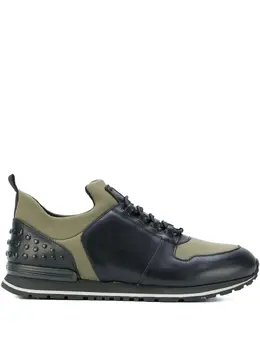 Tod's: Кроссовки цвета хаки 