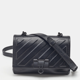 Off-White: Чёрная сумка  Binder Clip