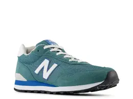 New Balance: Зелёные кроссовки  515