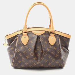 Louis Vuitton: Коричневая сумка-шоппер 