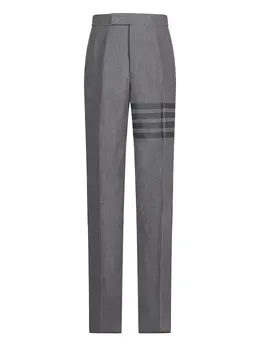 Thom Browne: Брюки  4-Bar из фланели