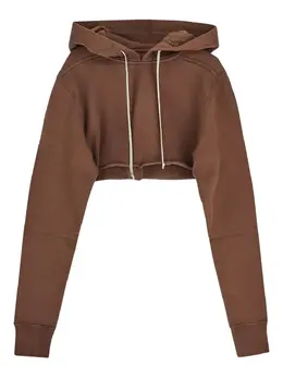 Rick Owens DRKSHDW: Коричневая толстовка 