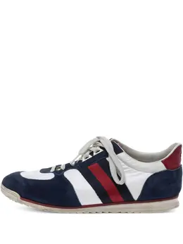 Gucci Pre-Owned: Синие кроссовки 