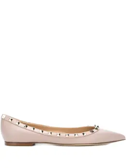 Valentino: Розовые балетки 