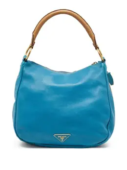 Prada Pre-Owned: Голубая сумка 